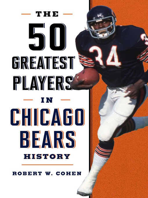 Cover image for The 50 Greatest Players in Chicago Bears History